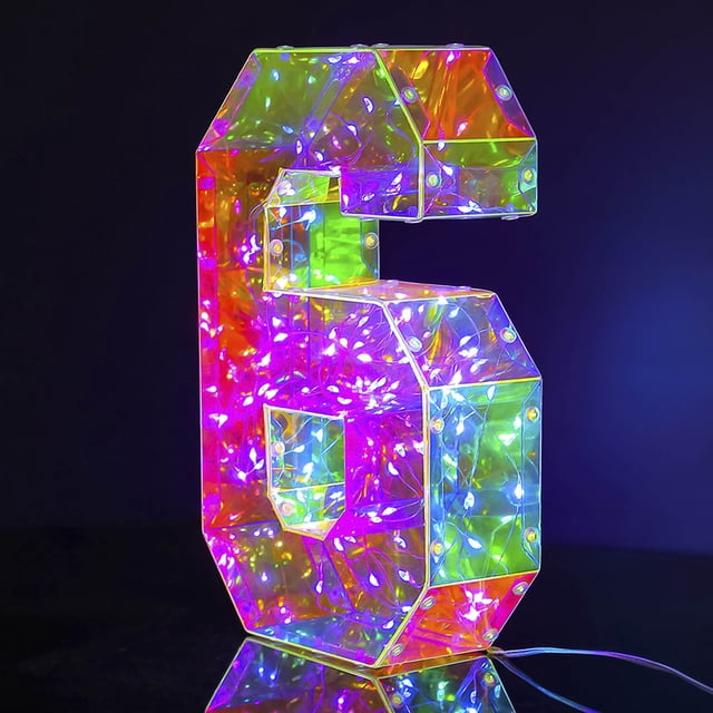 TIMIFIS Valentines Day Lights Valentine's Day 100 Lamp Beads LED Luminous Alphabet Numbers Decorative Lights Holiday Decorative Lights Wedding Birthday Party —Spring