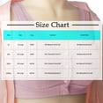 thumbnail image 4 of fatyb Everyday Bras for Women Plus Size Front Closure Bras No Underwire Full Coverage Womens Push up Bras, 4 of 4