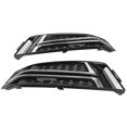 thumbnail image 2 of 2pcs Front Bumper Lower Grille Black 8W0807681F Replacement Fit for A4 S4 B9 2016-2018, 2 of 5