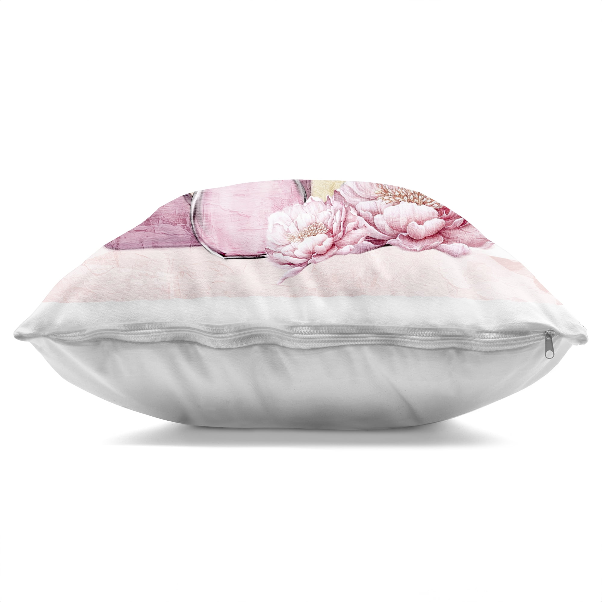 Stupell Industries Blush Glam Time Collection Decorative Printed Throw Pillow, design by Kim Allen, 18 x 7 x 18