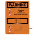 thumbnail image 1 of SignMission OS-WS-A-1824-L-12800 Panneau d'Avertissement OSHA 18 x 24 Po - Travaux de Rénovation Contenant du Plomb, 1 of 1