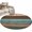 Brown, variant on Round Rugs 3.3Ft, Farmhouse Blue Teal Brown Round Area Rug Washable Indoor Throw Carpet, Vintage Ombre Wooden Soft Non Slip Circle Rug for Laundry Room Patio Home Decor Aesthetic