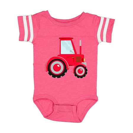 

Inktastic Farming Red Tractor Gift Baby Boy or Baby Girl Bodysuit