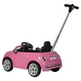 thumbnail image 6 of Best Ride On Cars 2-in-1 Fiat Model Baby Toddler Toy Push Car Stroller, Pink, 6 of 6