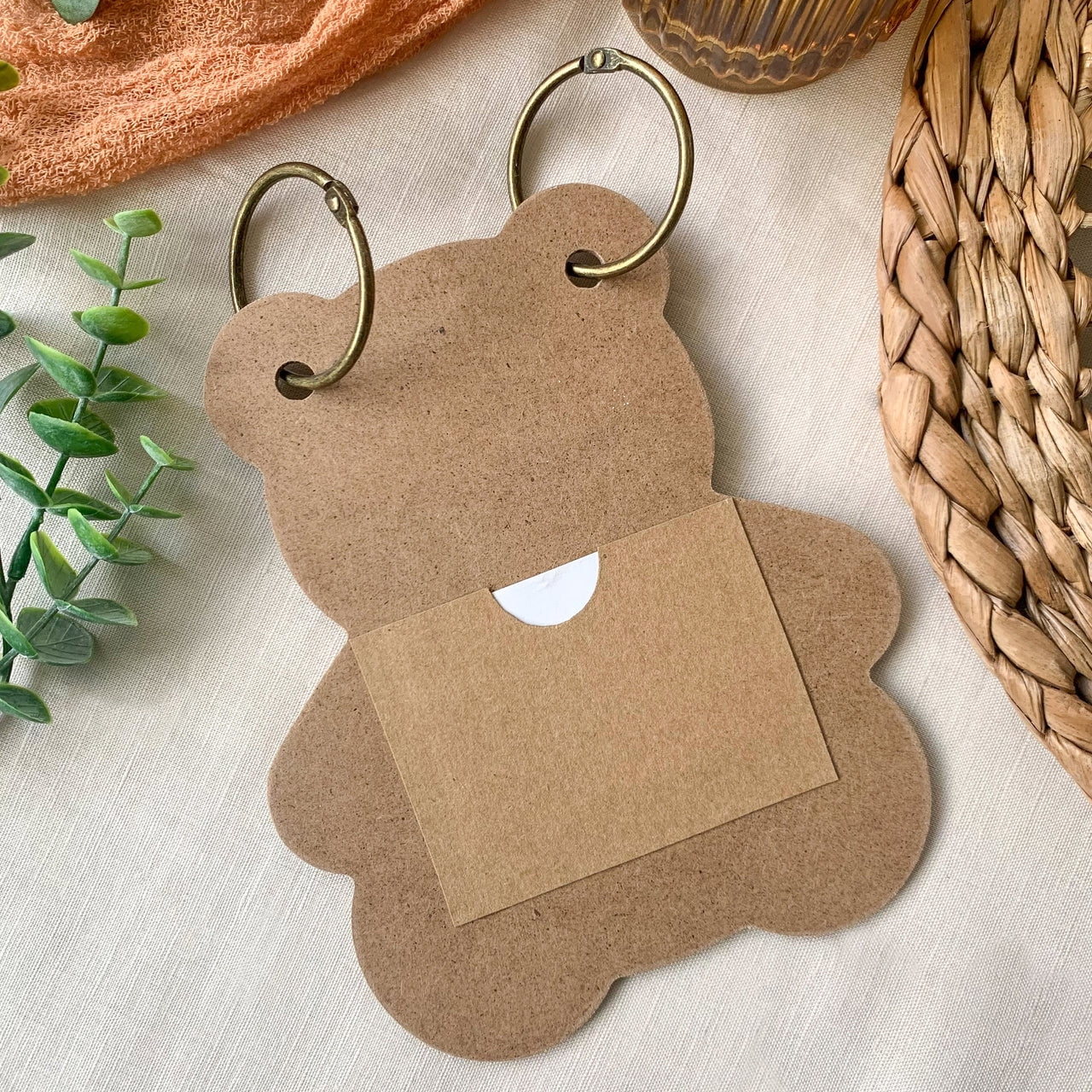 Teddy Bear Baby Prediction Card Book Keepsake, By Kate Aspen Advice Cards, Best Wishes, Boho Baby Shower Decoration, Gender Neutral Baby Shower Game & Party Activity