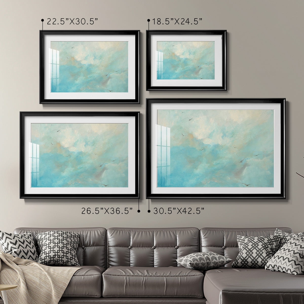 Flying Home Premium Framed Print - Ready to Hang