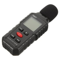 DINHEAROM Classroom Noise Meter 1Pack Black Decibel Meter For Environmental And Industrial Noise Detection 5.7x1.9in