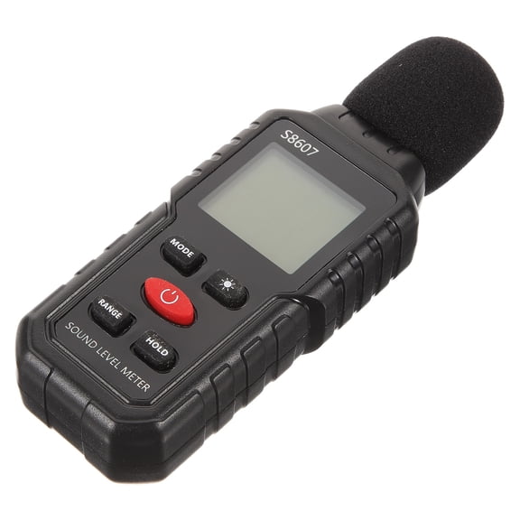 DINHEAROM Classroom Noise Meter 1Pack Black Decibel Meter For Environmental And Industrial Noise Detection 5.7x1.9in