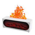thumbnail image 1 of Aromatherapy Simulated Fireplace Flame Humidifier with Bluetooth Audio and Atmosphere Light Humidifier US Plug, 1 of 6