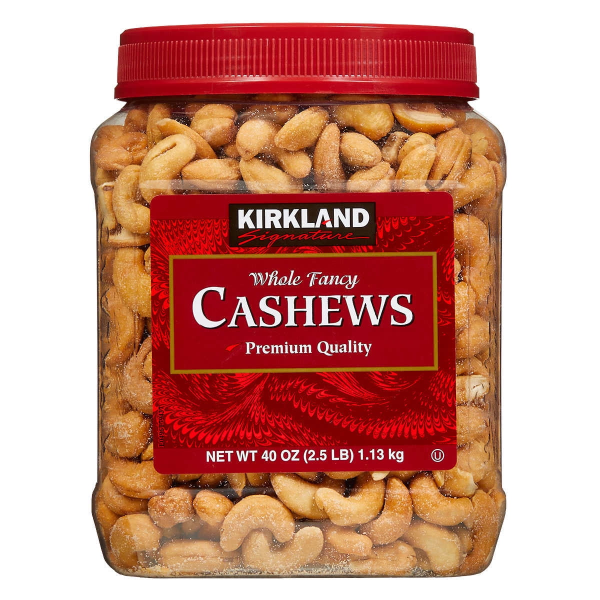 KS Whole Fancy Cashews, 2.5 lbs