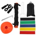 thumbnail image 1 of Sports Speed Agility Ladder Training Set Football Workout Equipment with Parachute ConesOrange, 1 of 8