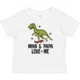thumbnail image 3 of Inktastic Mimi and Papa Love Me Grandchild Dinosaur Boys Baby T-Shirt, 3 of 5