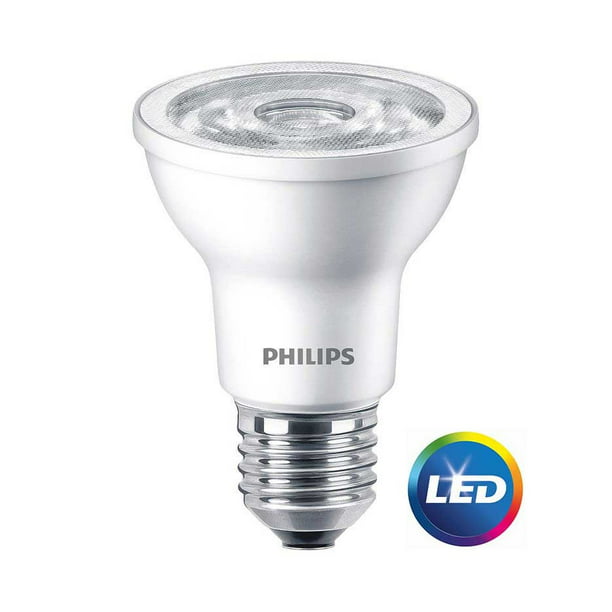 støvle telegram Samarbejde Philips LED Dimmable Spot Light Bulb, PAR20, Soft White, 50 WE - Walmart.com