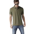 thumbnail image 3 of Polo Tommy Hilfiger para hombre, corte regular, verde oliva, 3 of 6