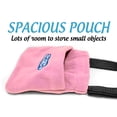 thumbnail image 3 of Universal 2-Pocket Soft Carry-All Pouch/Pocket/Bag (Pink), 3 of 5