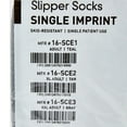 thumbnail image 3 of McKesson Slipper Socks, Non-Skid Hospital Ankle Socks - Gray, Size 2XL, 96 Pairs, 3 of 7