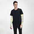 thumbnail image 5 of Fotbe Mushroom Bee UV Sun Protection Arm Sleeves - Tattoo Cover Up - Basketball Arm Sleeve UPF 50 Cooling for Men Women, 5 of 8