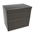 thumbnail image 2 of Zapf Two Drawer Lateral File, 30W x 19D x 28H - Dark Neutral Finish, 2 of 2