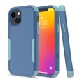 thumbnail image 2 of The Brick Two Tone Pc Tpu Hybrid Protective Case With Shockproof Corners For Iphone 13 6.1 - Navy Blue Blue, 2 of 7