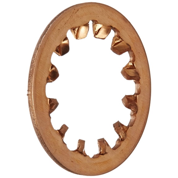 50 NW Box Durium Internal Tooth Lockwasher, Silicon Bronze, for 1/2" Bolt Size