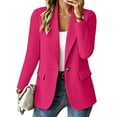 thumbnail image 4 of longantii Blazers for Women Casual Oversized Open Front Long Sleeve Jackets Work Office Business Suit Blazer 2026, 4 of 4