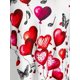 thumbnail image 3 of Camiseta de impresión de corazón Rosegal  Camisetas tallas grandes, 3 of 5