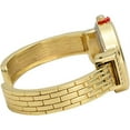 thumbnail image 4 of Blekon Collections Women's Casual 32mm Case Waffle Designed Cuff Bangle Watch, 4 of 5