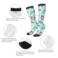 thumbnail image 4 of Bingfone Compression Socks for Women and Men Long Socks for Running Athletic Cycling Nurse-Sea Shells 2, 4 of 8