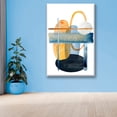 thumbnail image 2 of Cuadro Canva Pixtreats Listo Para Colgar Tipo Galería Acuarela Azul Amarillo 50X75 cm, 2 of 4