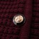 thumbnail image 5 of Suéter abrigo moda mujer invierno color sólido botón casual manga larga suéter abrigo cárdigan blusa mujer poliéster abrigo, 5 of 9