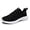 Black, variant on Women's Lightweight Comfortable Walking Sneakers for Sport School Travel