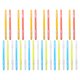 thumbnail image 2 of 30 sujetadores de plástico para papel, de colores, para documentos, carpetas, hojas sueltas, para el hogar, la oficina, el trabajo y la escuela, 2 of 7