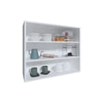 thumbnail image 4 of TUHOME Wally 36" Wide x 30" High 3-Tier Open Wall Cabinet, Modern Wall Shelf and Storage, 4 of 12