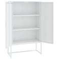 thumbnail image 4 of vidaXL Highboard White 31.5"x13.8"x53.1" Steel, 4 of 12
