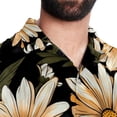 thumbnail image 5 of Daisy Men's Casual Hawaiian Button Down Short Sleeve Summer Beach Printed Shirt, 5 of 6