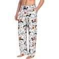 thumbnail image 6 of Logiee Halloween Dachshund Print Pajama Pants for Men,Men’s Pajama Bottoms,Mens PJ Pants with Pockets & Button Fly-Small, 6 of 6
