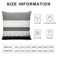 thumbnail image 5 of COMIO  Black White Grey Pillow Covers Light Gray Modern Abstract Art Striped Throw Pillows Farmhouse Outdoor Decorative Pillowcase Square Cushion Cover for Home Couch Bed, 5 of 5