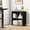 Black, variant on ALISENED 2 Tiers Shelf Bookcase, Stylish and Functional Bookshelf, Storage Organizer Shelving for Home, Office, Living Room and Bed Room