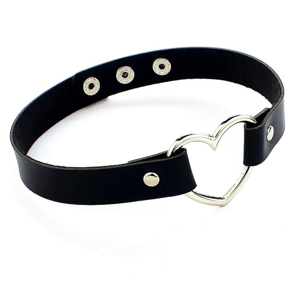 4 Gargantillas De Cuero Estilo Gótico Punk - Ajustables, Negras, Para Looks Rockeros, Halloween O Regalo