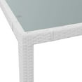 thumbnail image 2 of vidaXL 7 Piece Outdoor Dining Set Poly Rattan Cream White, 2 of 5