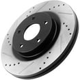 thumbnail image 3 of JADODE Brake Rotors Front Drilled & Slotted Disc Brake Rotors +Ceramic Brake Pads Replacement for 2007-2012 Nissan Altima, 2013 Nissan Altima (Coupe Models Only), 3 of 5