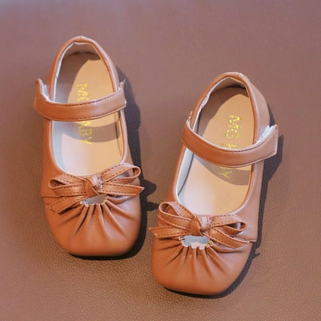 

Akiihool Sandals Girl Girls Sandals Open Toe Cute Flats Dress Sandals Cross Strappy Summer Shoes Toddler (Brown 12 Months)