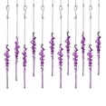 thumbnail image 2 of Christmas Home Decor, Purple Transparent Acrylic Simulation Icicle Hanging Ornaments, 12Pcs 6 Inch Hanging Christmas Decor, Indoor Winter Holiday Decorations, Perfect for, 2 of 6