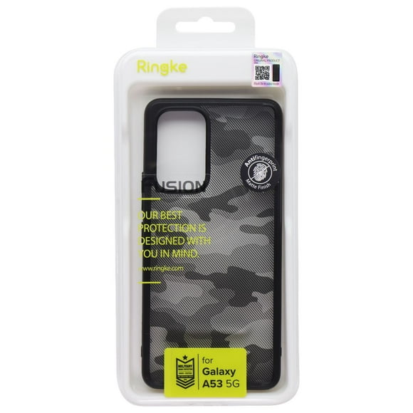 Ringke Fusion Series Case for Samsung Galaxy A53 5G - Matte Camo Black
