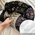thumbnail image 4 of Full Size Fitted Sheet Set - Farmhouse Flowers Leaves 3 Piece Bedding Sets 16" Deep Pocket Fitted Sheet with 2 Pillowcases, Retro Botanical Moon Butterfly Brushed Microfiber Hotel Luxury Bed Sheets, 4 of 9