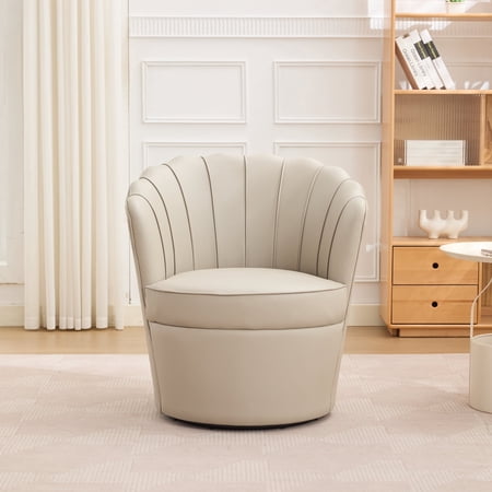 miekor furniture cream petal swivel product