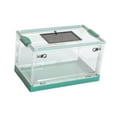 thumbnail image 4 of Terrario plegable transparente para reptiles, recinto de escritorio para mascotas, panel superior de malla, ligero para criadero de especies arbóreas. Azul L, 4 of 9