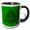Black/White, variant on 3drose, Triquetra Knot with Interlaced Circle 3, 11oz Mug