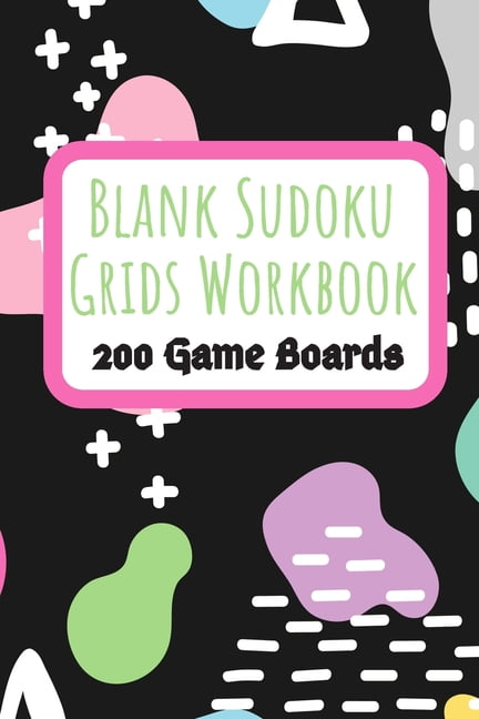 Blank Sudoku Grids Workbook Game Boards Two Blank Grids Per Page Keep 