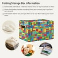 thumbnail image 6 of Storage Basket Building Colorful Blocks Storage Bin with Handle , Large Storage Cube Collapsible for Shelves Closet Bedroom Living Room 2PCS Decor Gifts, 6 of 7